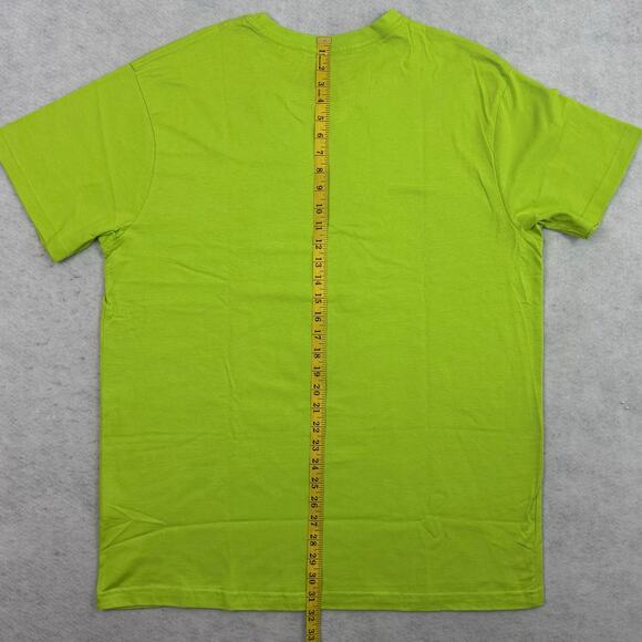 Hustle Gang Vengeance Skull Tee 2XL Acid Lime Graphic Streetwear Flame Logo NWT - Picture 6 of 15